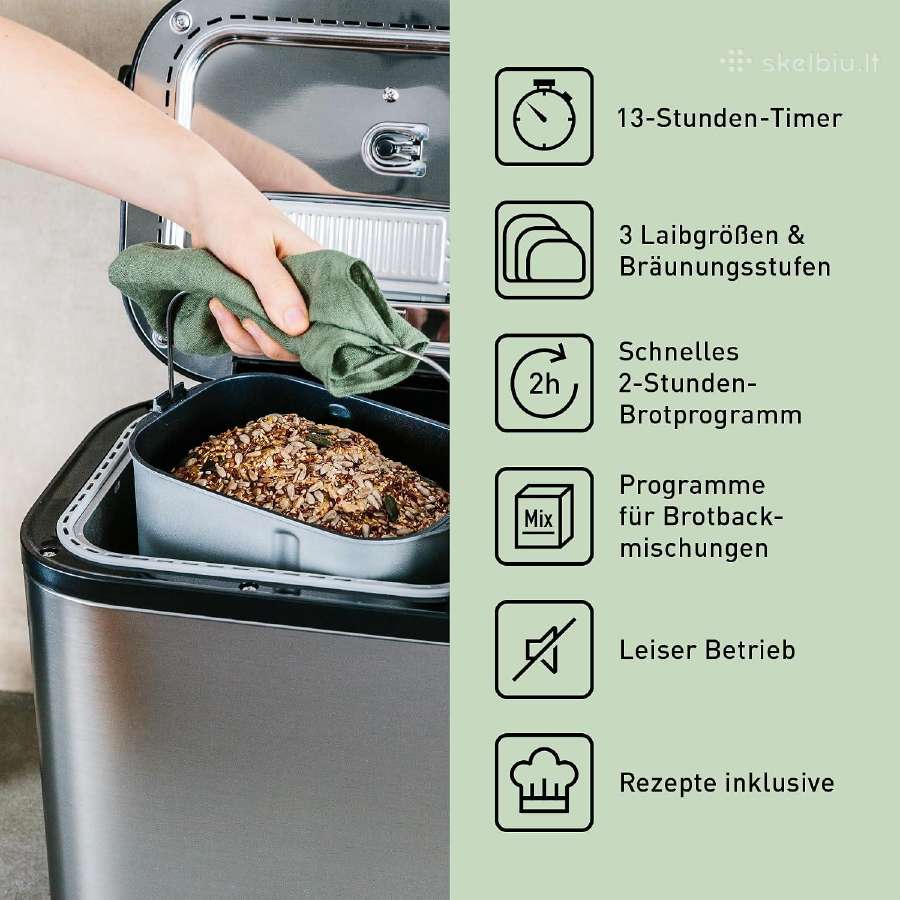 Panasonic Sd-yr2550sxe automatinė duonkepė - nuotraukos Nr. 3
