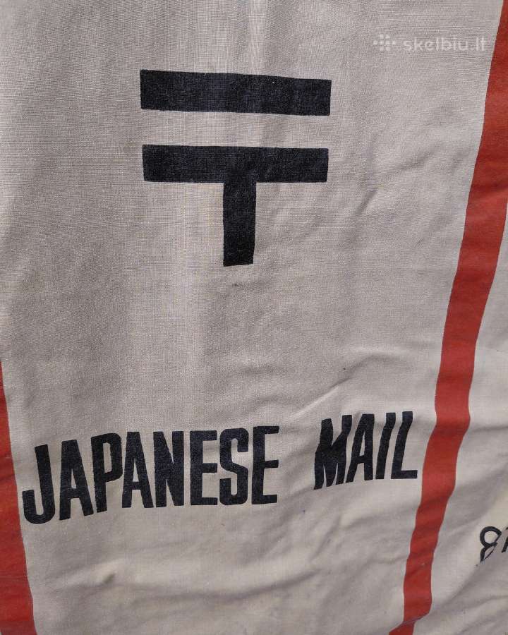 Autentiškas Vintažinis Japonijos pašto maišas - nuotraukos Nr. 2