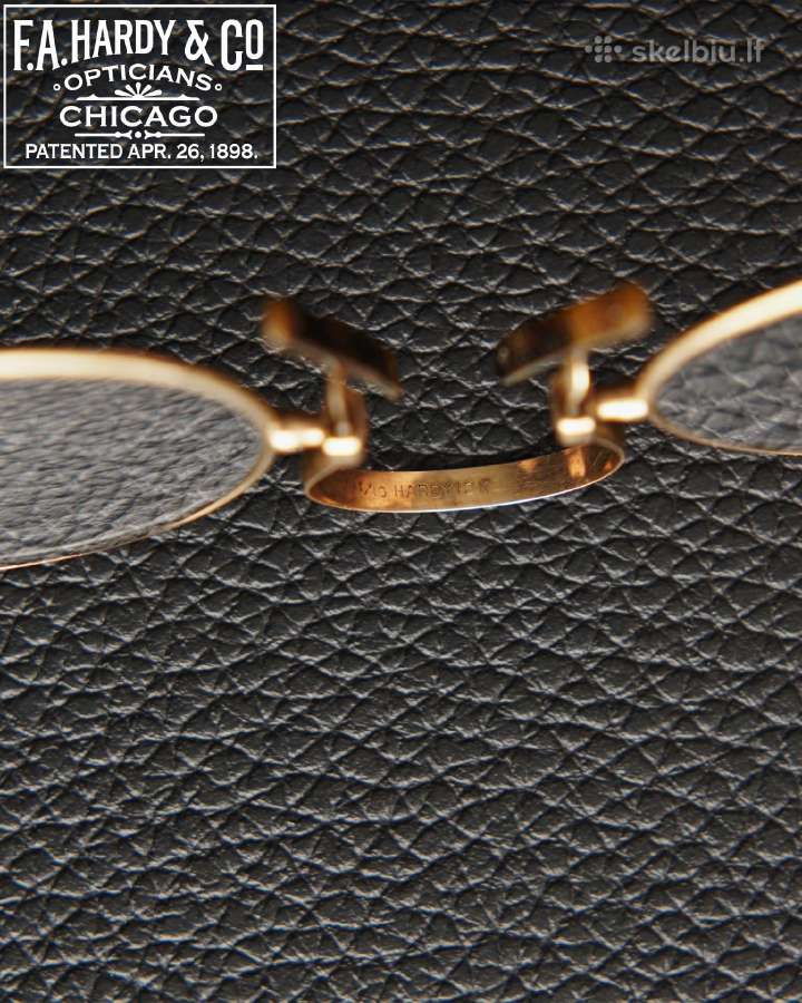 „pince-nez“ stiliaus akiniai - nuotraukos Nr. 5