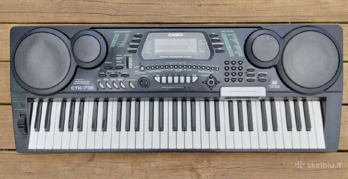 Casio Ctk-731 – klasikinis instrumentas - nuotraukos Nr. 4