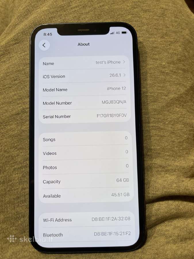 iPhone 12 64gb - nuotraukos Nr. 3