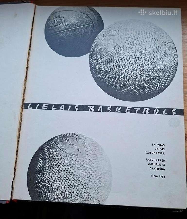 Knyga 1964m. Didysis krepšinis (Lat) - nuotraukos Nr. 3