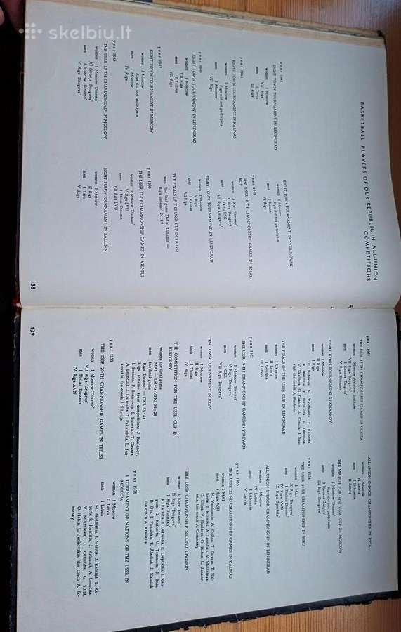 Knyga 1964m. Didysis krepšinis (Lat) - nuotraukos Nr. 10