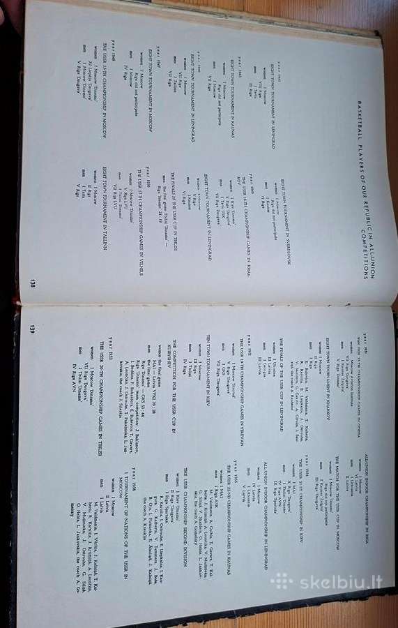 Knyga 1964m. Didysis krepšinis (Lat) - nuotraukos Nr. 21