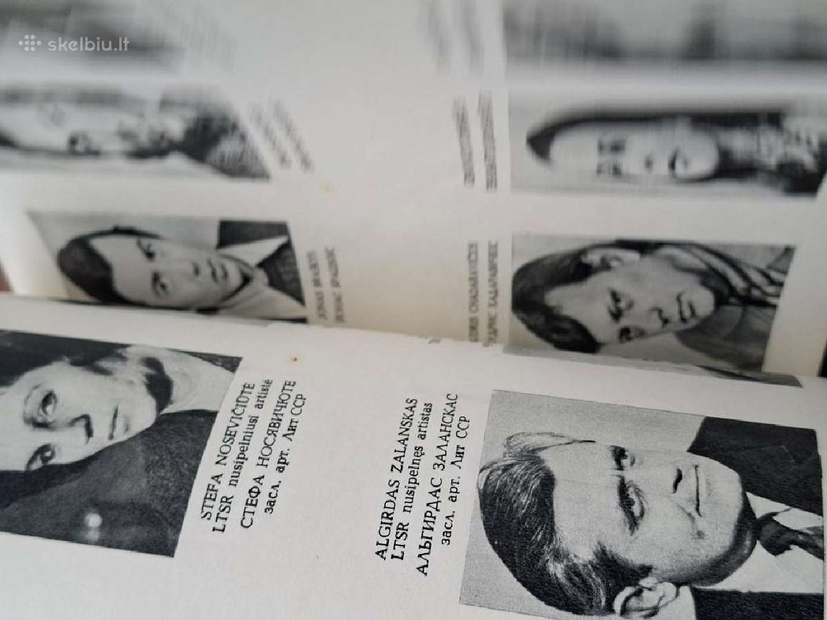 Knyga 1976m. Ltsr akademinis dramos teatras - nuotraukos Nr. 9