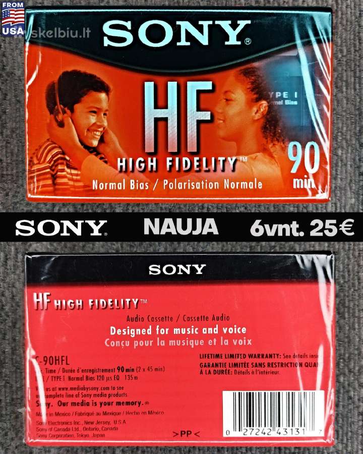 Audio kasetės Sony Maxell Tdk Naujos - nuotraukos Nr. 8