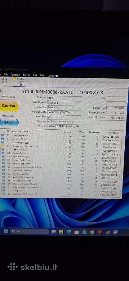 HDD 10tb Seagate Exos - nuotraukos Nr. 6