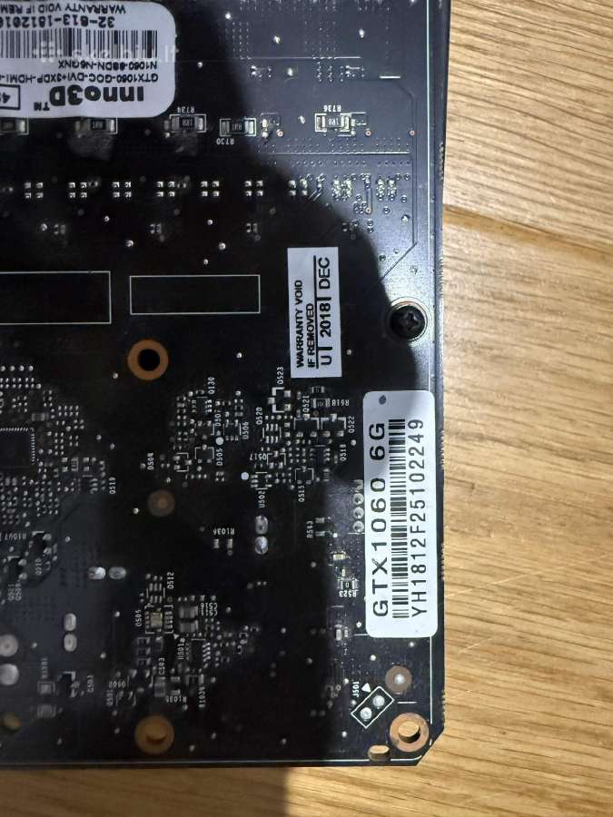 Gtx 1060 6gb - nuotraukos Nr. 6