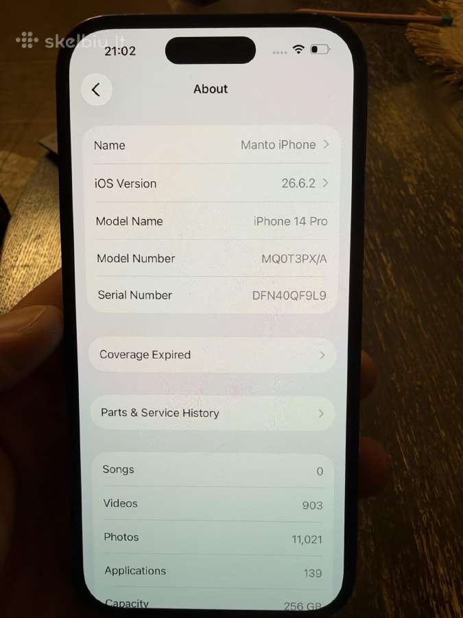 iPhone 14 Pro 256gb - nuotraukos Nr. 5