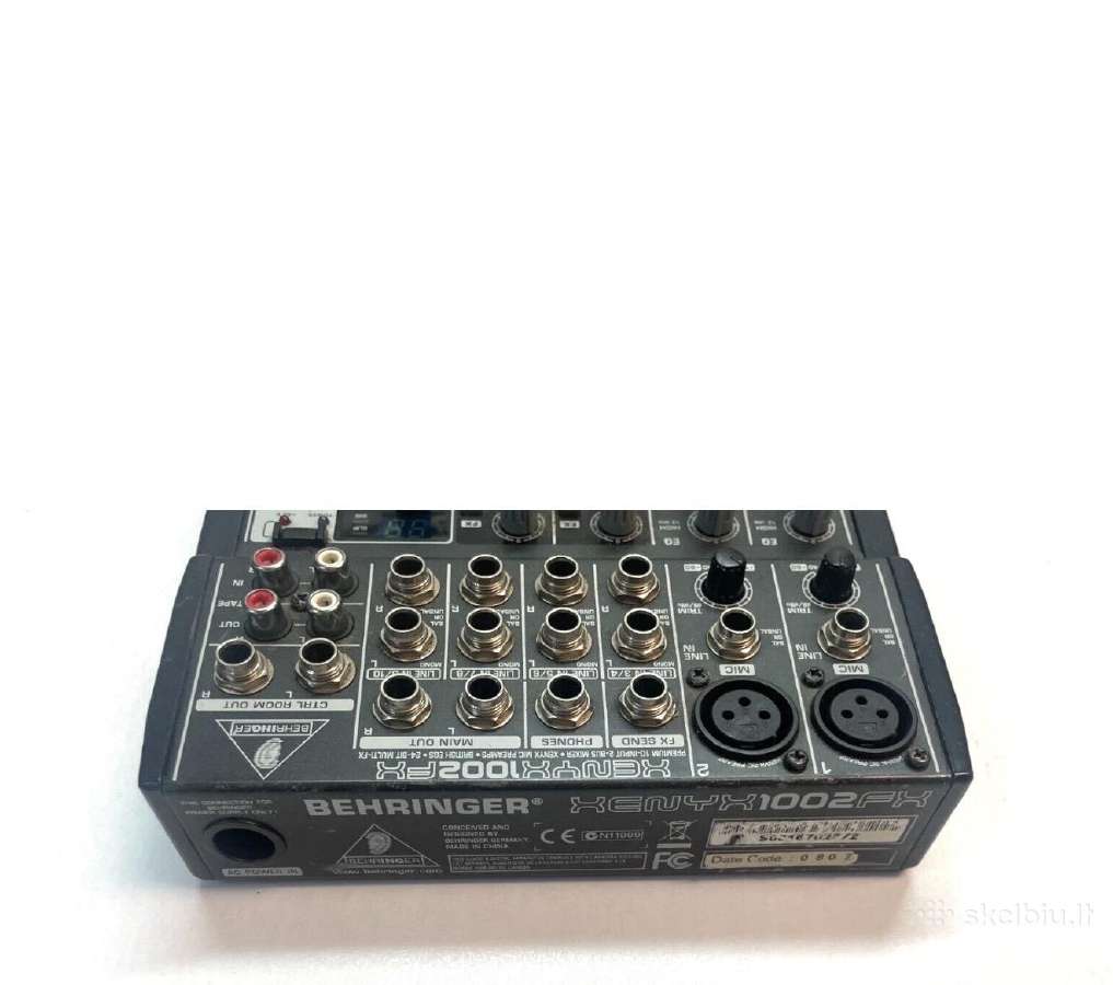 Parduodamas Behringer Xenyx 1002fx garso pultas - nuotraukos Nr. 2