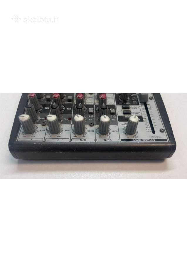 Parduodamas Behringer Xenyx 1002fx garso pultas - nuotraukos Nr. 5