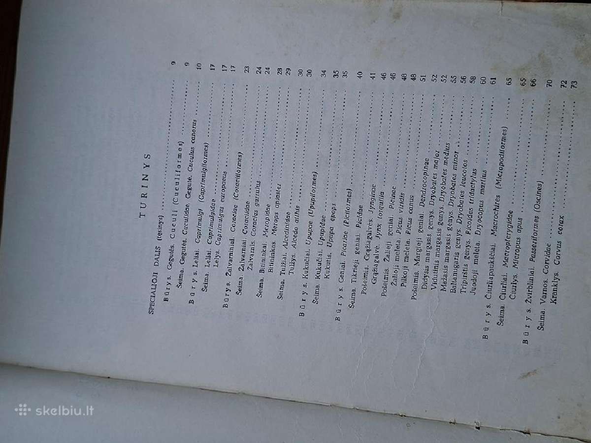 Knyga 1964m. Lietuvos paukščiai 3 - nuotraukos Nr. 2