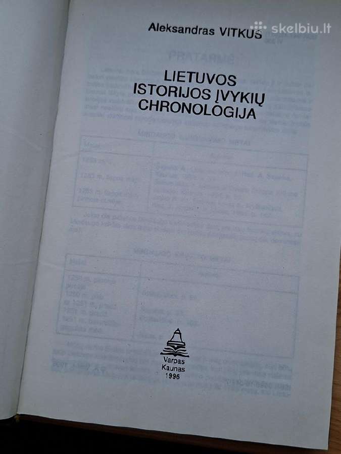 Knyga 1996m. Lietuvos istorijos įvykių chronologij - nuotraukos Nr. 2