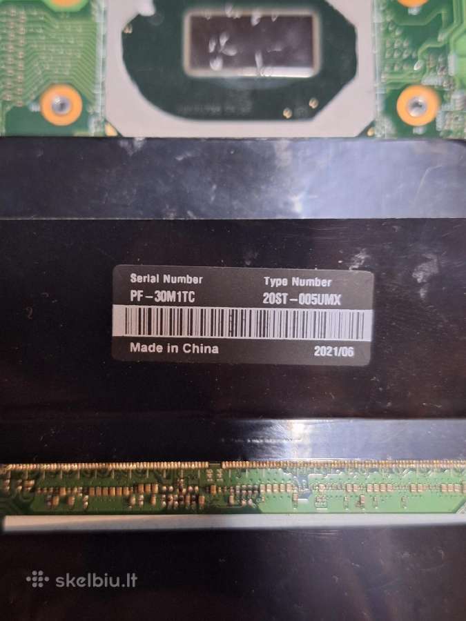 Lenovo thinkpad p15 gen dalys - nuotraukos Nr. 3
