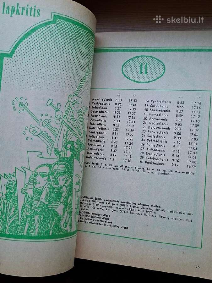 Knyga 1983m. Šeimos kalendorius 1984 - nuotraukos Nr. 10