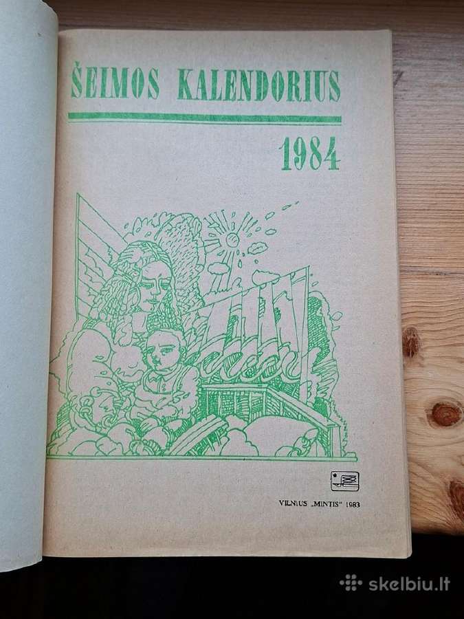 Knyga 1983m. Šeimos kalendorius 1984 - nuotraukos Nr. 11