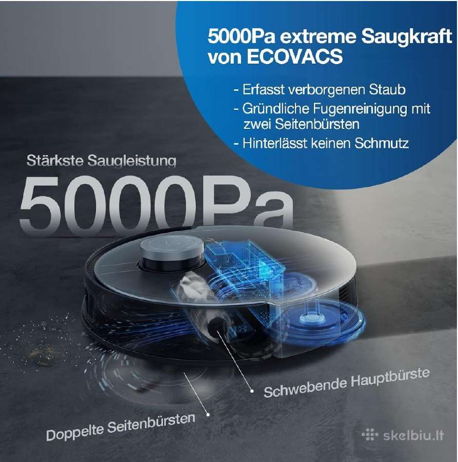 Dulkių siurblys robotas Ecovacs deebot x1 turbo - nuotraukos Nr. 3
