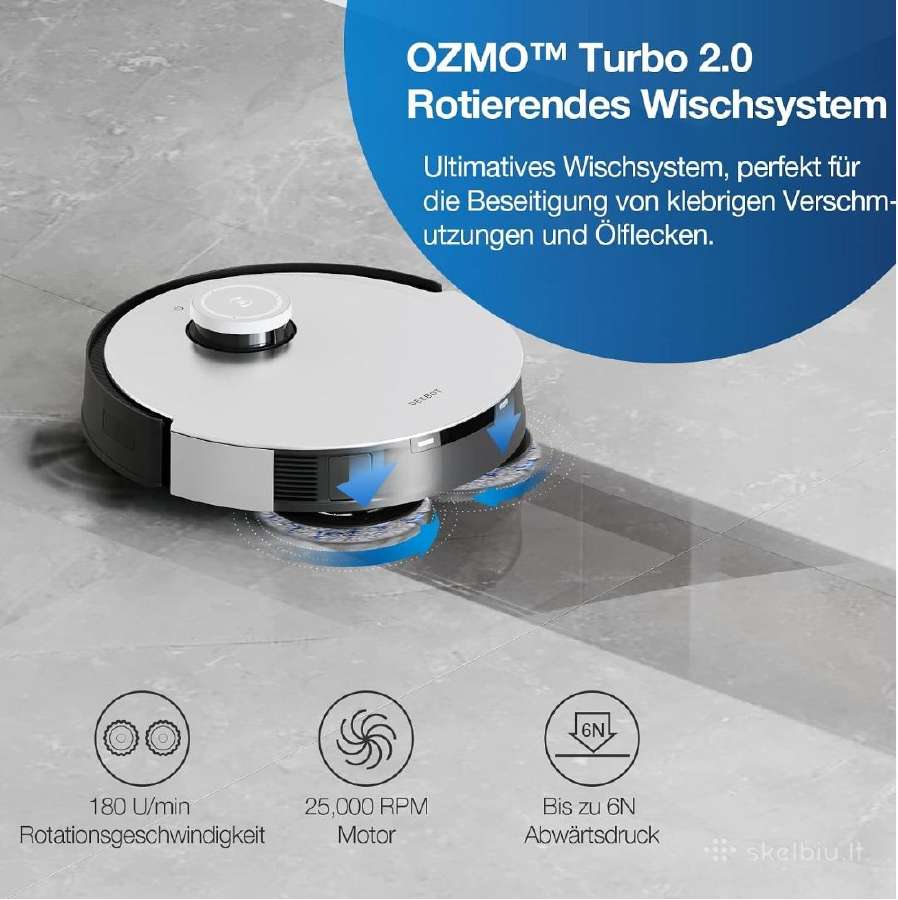 Dulkių siurblys robotas Ecovacs deebot x1 turbo - nuotraukos Nr. 4