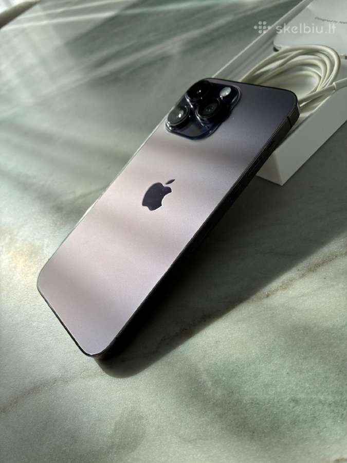Parduodamas iPhone Pro Max 14 128gb Deep Purple - nuotraukos Nr. 5