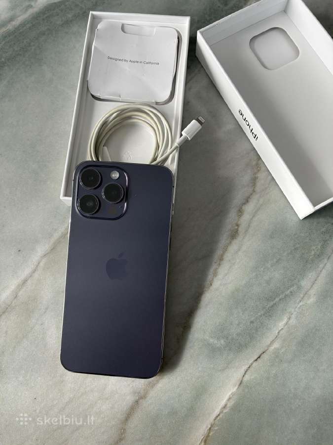 Parduodamas iPhone Pro Max 14 128gb Deep Purple - nuotraukos Nr. 8
