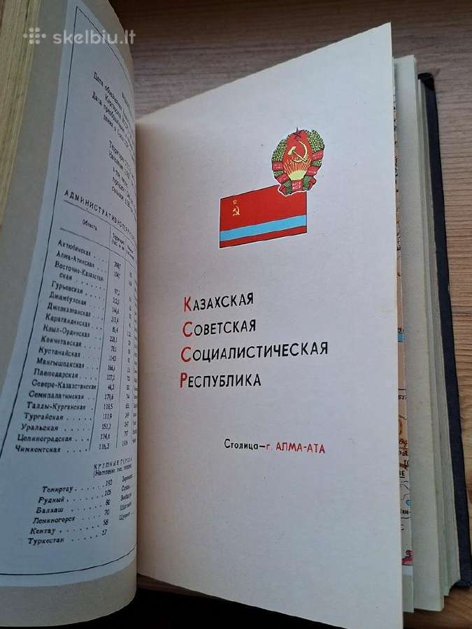Knyga 1975m. Mažasis TSRS atlasas - nuotraukos Nr. 5