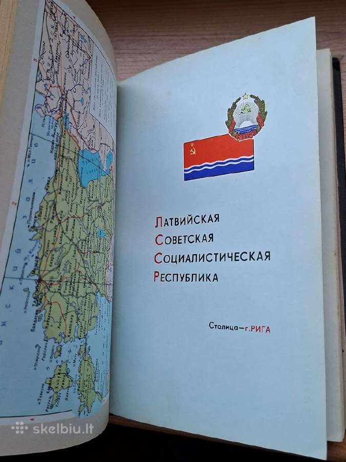 Knyga 1975m. Mažasis TSRS atlasas - nuotraukos Nr. 7
