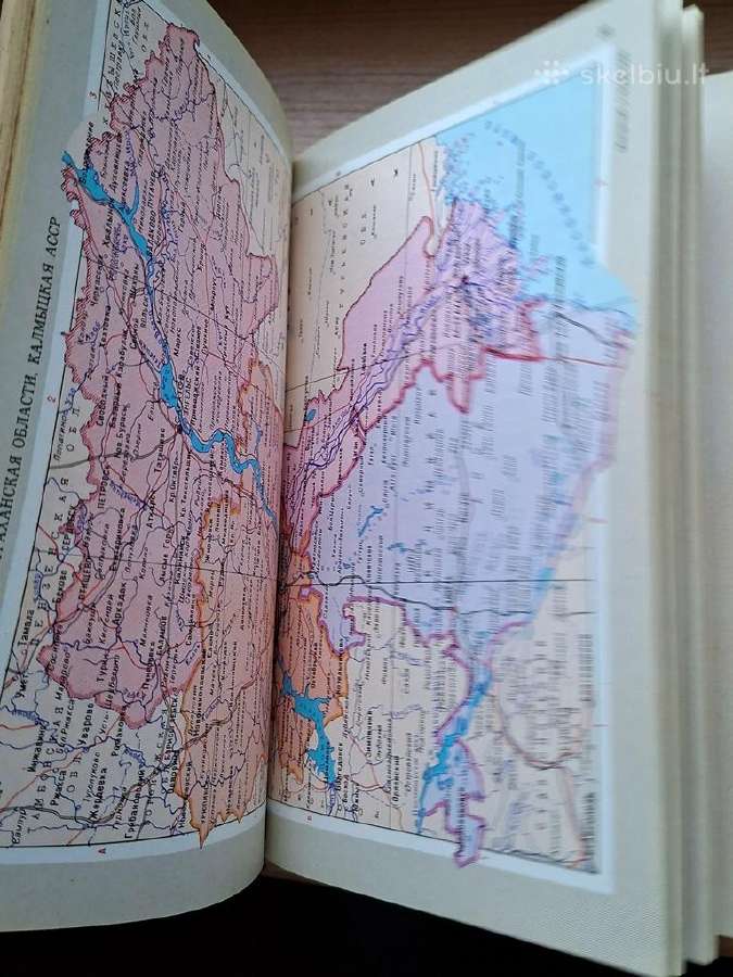 Knyga 1975m. Mažasis TSRS atlasas - nuotraukos Nr. 9