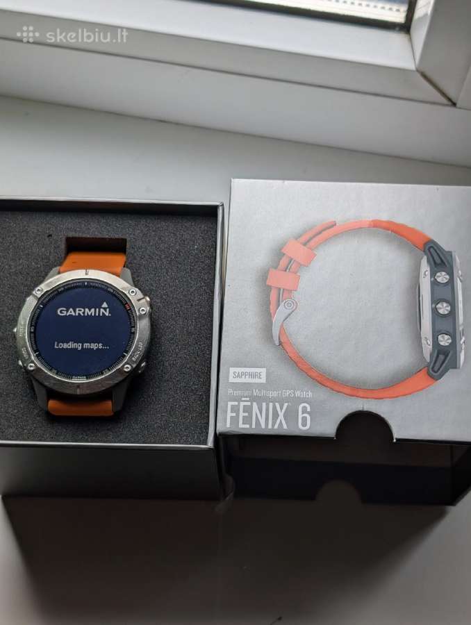 Garmin Fenix 6 Sapphire 47 mm – Sapphire stiklas, - nuotraukos Nr. 2