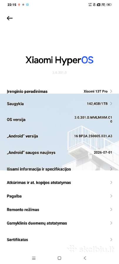 Xiaomi 13t pro 1gb - nuotraukos Nr. 6