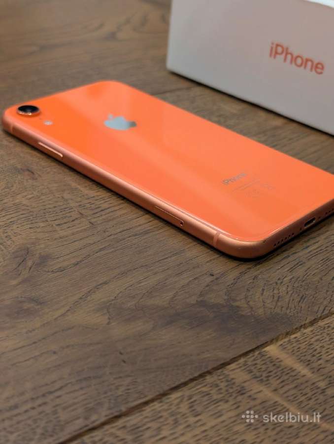 Apple iPhone Xr 256gb Coral – puikios būklės - nuotraukos Nr. 3