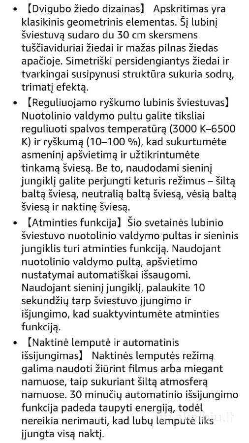 Lubinis šviestuvas 48w - nuotraukos Nr. 4