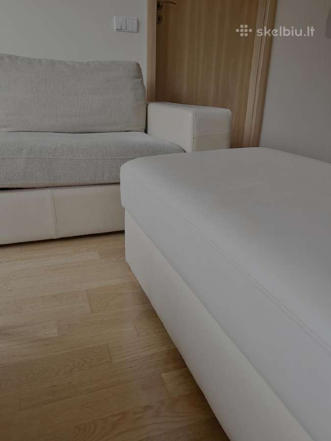 Atiduodu sofa-lova, pufas ir kavos staliukas - nuotraukos Nr. 7
