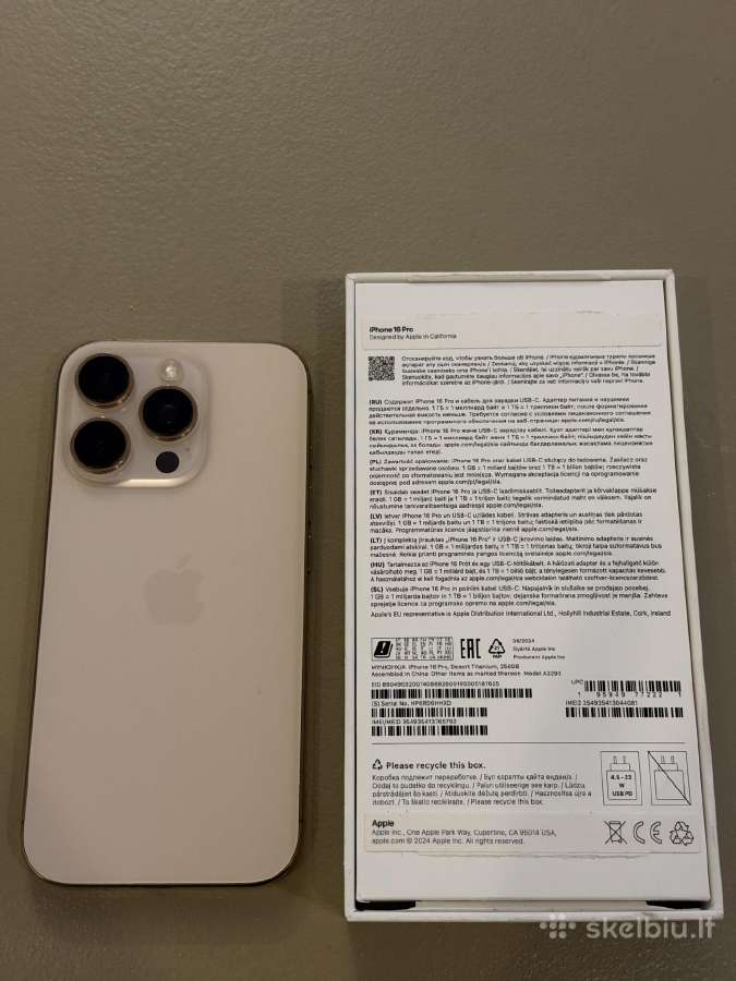 Apple iPhone 16pro - nuotraukos Nr. 4