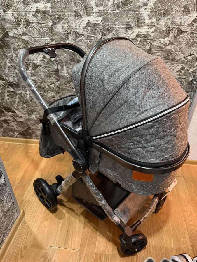 S800 2-in-1 kūdikio vežimėlis – pilkas - nuotraukos Nr. 8