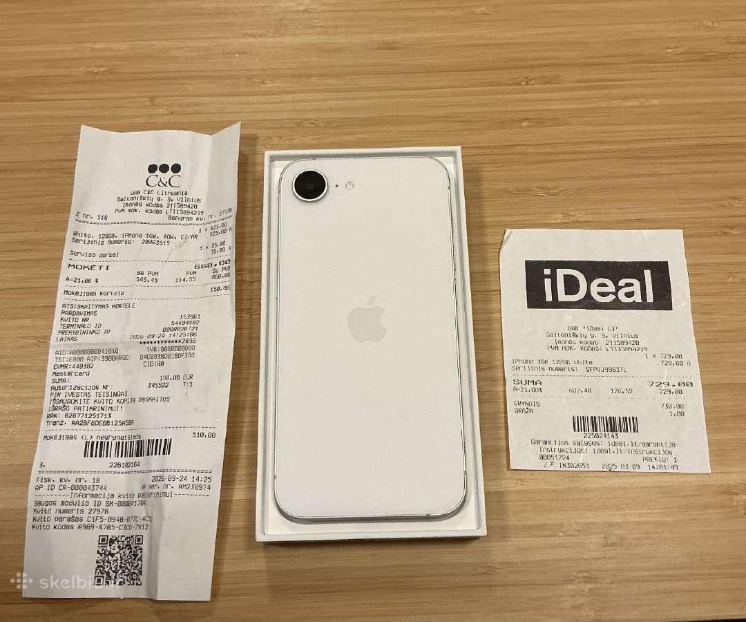iPhone 16e - nuotraukos Nr. 2