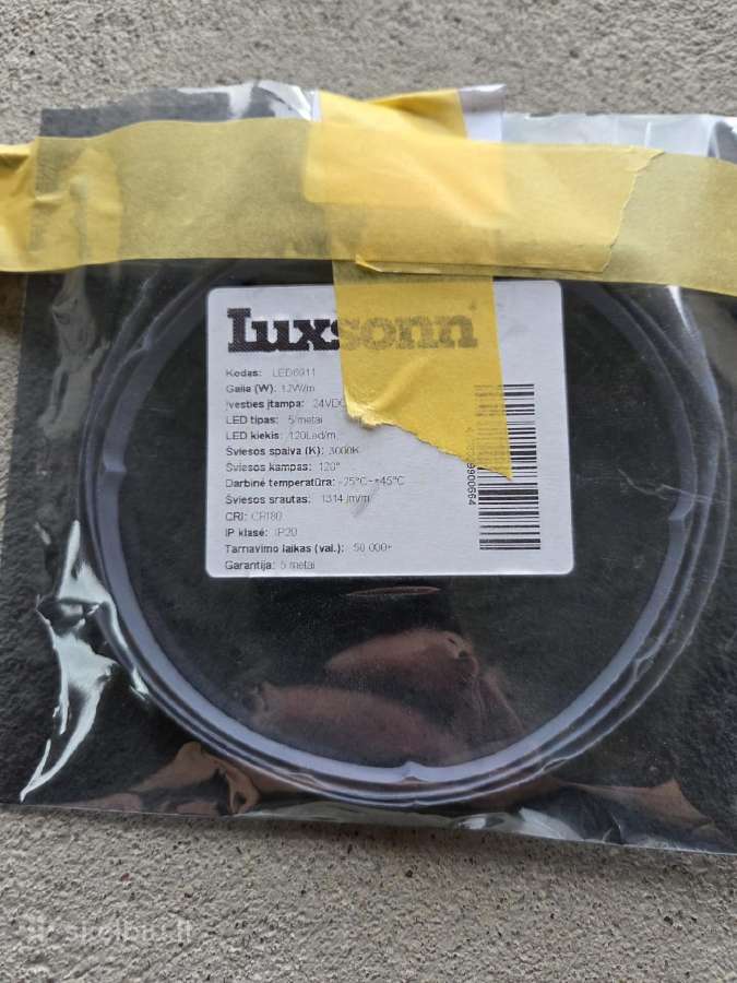 Paviršinis LED profilis+juosta 1m - nuotraukos Nr. 2