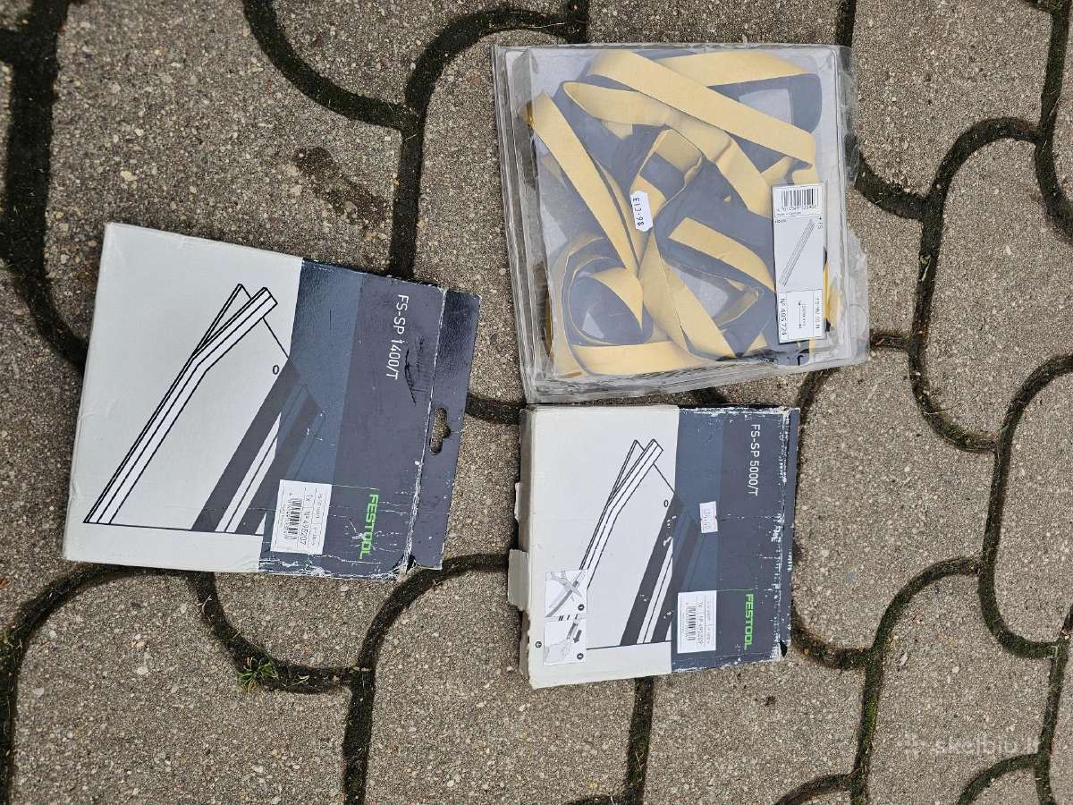 Festool Ts 55 Rebq su 2 liniuotem ir maišu joms - nuotraukos Nr. 16