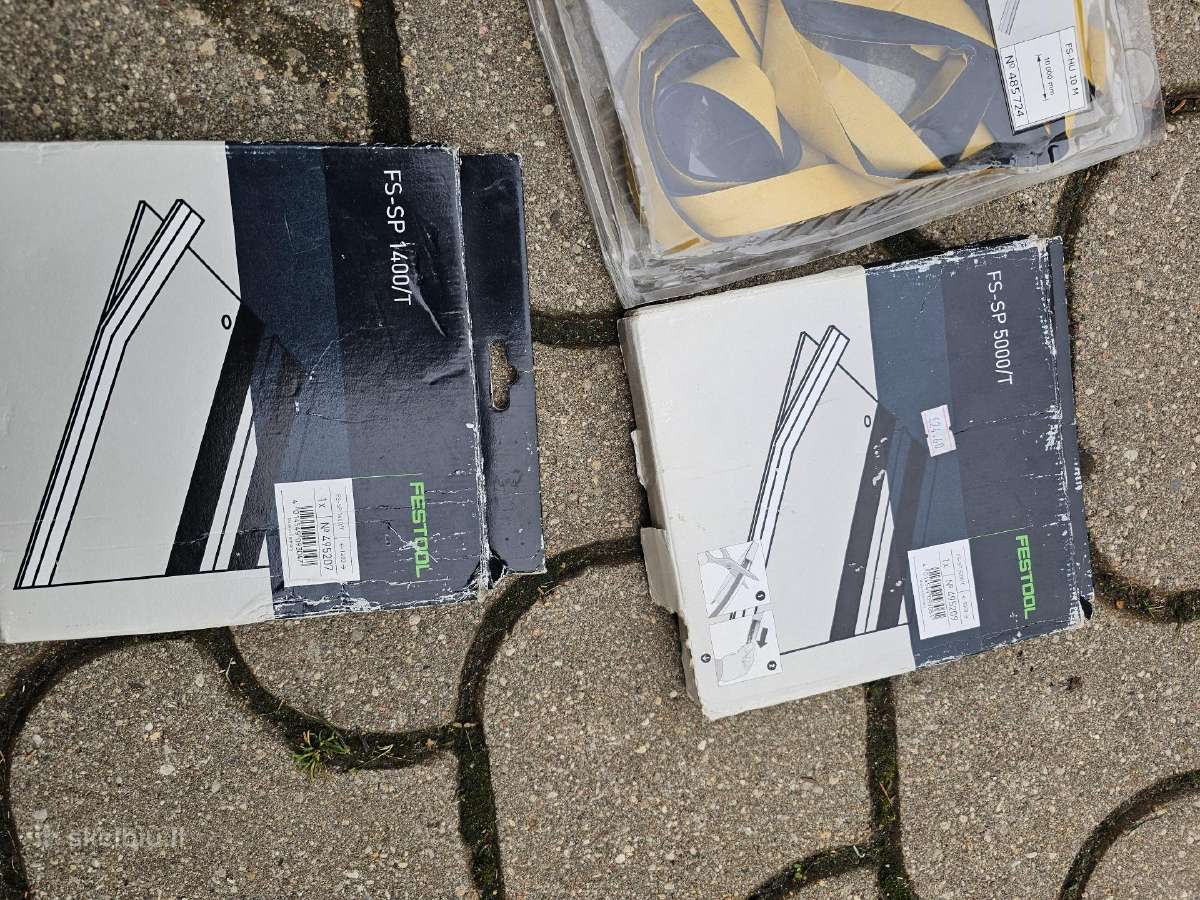 Festool Ts 55 Rebq su 2 liniuotem ir maišu joms - nuotraukos Nr. 18