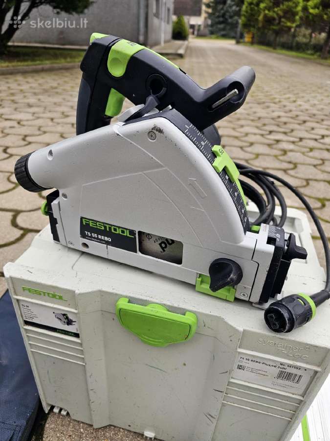 Festool Ts 55 Rebq su 2 liniuotem ir maišu joms - nuotraukos Nr. 2