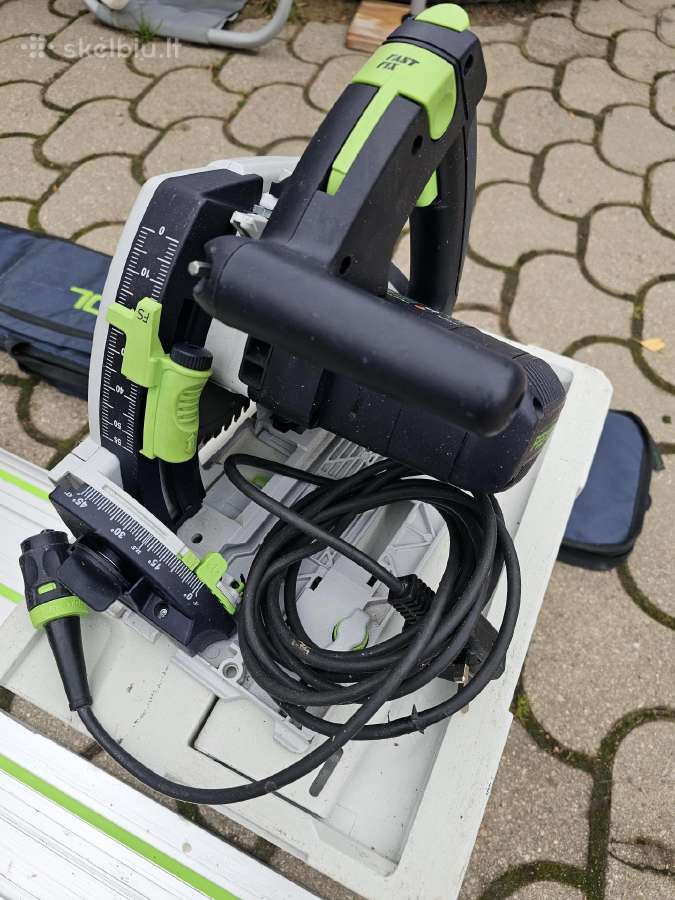 Festool Ts 55 Rebq su 2 liniuotem ir maišu joms - nuotraukos Nr. 3