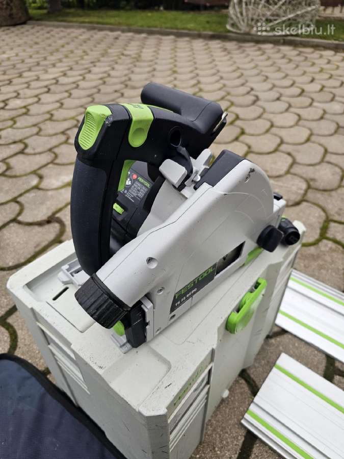 Festool Ts 55 Rebq su 2 liniuotem ir maišu joms - nuotraukos Nr. 4