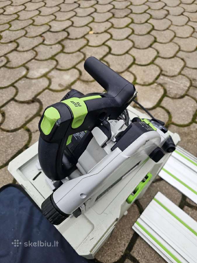Festool Ts 55 Rebq su 2 liniuotem ir maišu joms - nuotraukos Nr. 5