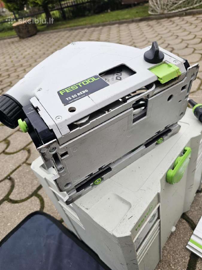 Festool Ts 55 Rebq su 2 liniuotem ir maišu joms - nuotraukos Nr. 10