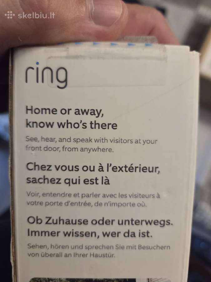 Ring duru skambutis su kamera gen 2 - nuotraukos Nr. 4