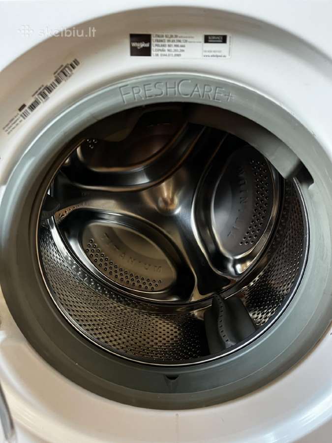 Skalbimo mašina - džiovyklė Whirlpool Fwdg86148w - nuotraukos Nr. 3