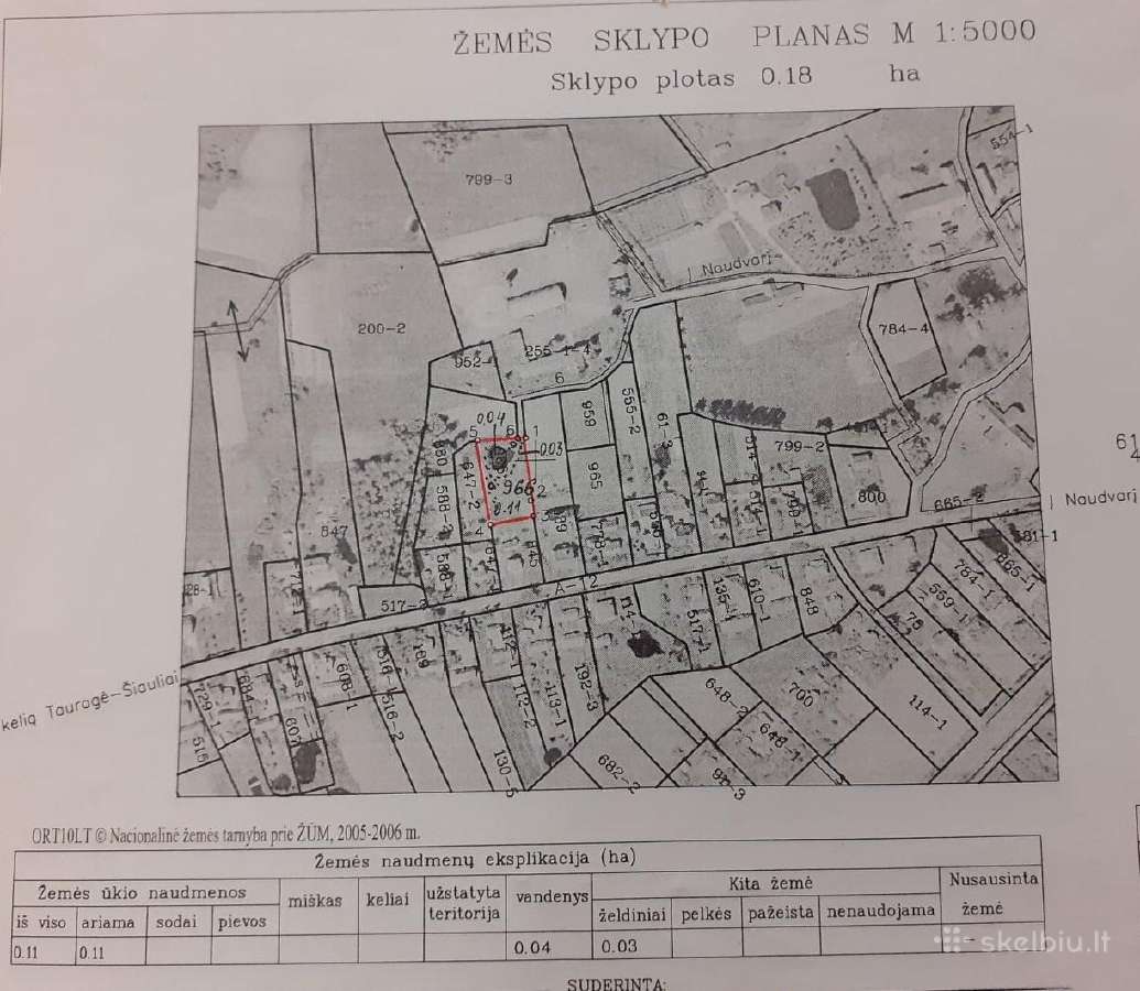 0,18 ha sklypas Kelmės r. Naudvario k. - nuotraukos Nr. 2