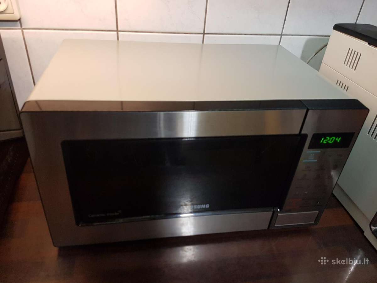 Samsung mėlynos keramikos mikrobangų krosnelė - nuotraukos Nr. 5
