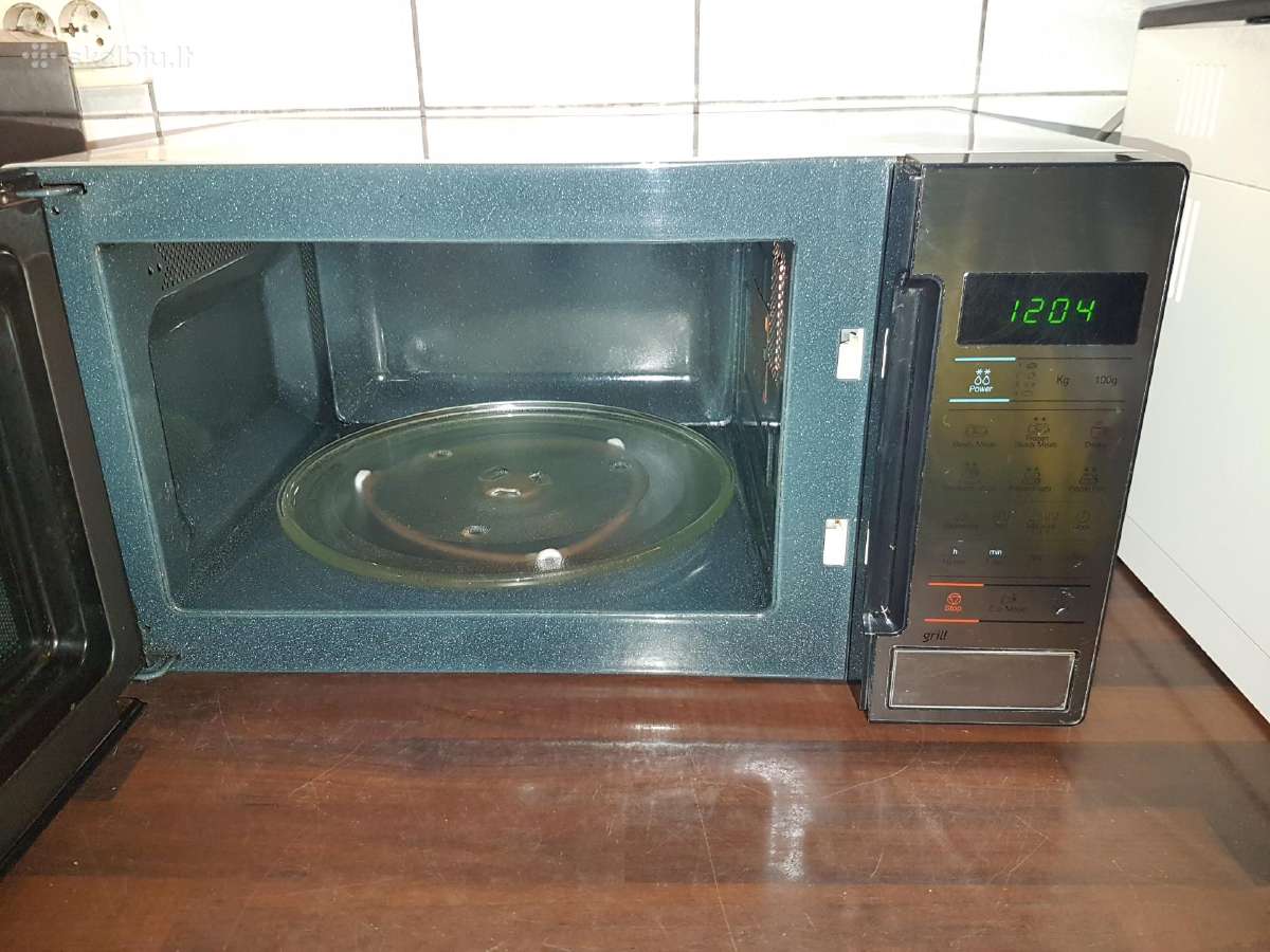 Samsung mėlynos keramikos mikrobangų krosnelė - nuotraukos Nr. 6