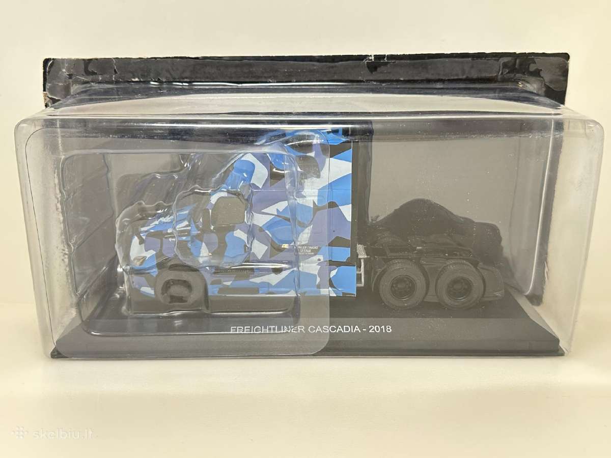 Freightliner Cascadia 2018 mėlyna 1:43 Hachette - nuotraukos Nr. 2