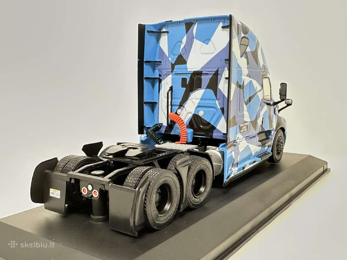 Freightliner Cascadia 2018 mėlyna 1:43 Hachette - nuotraukos Nr. 4